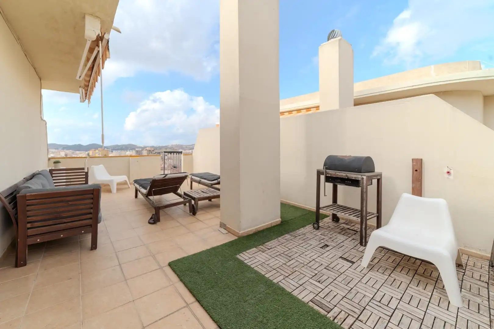 Terrace of Attic for sale in Fuengirola  with Air Conditioner, Private garden and Terrace