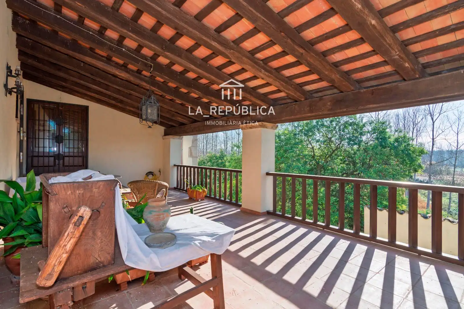 Terraza de Casa o chalet en venta en Sils con Calefacción, Jardín privado y Terraza