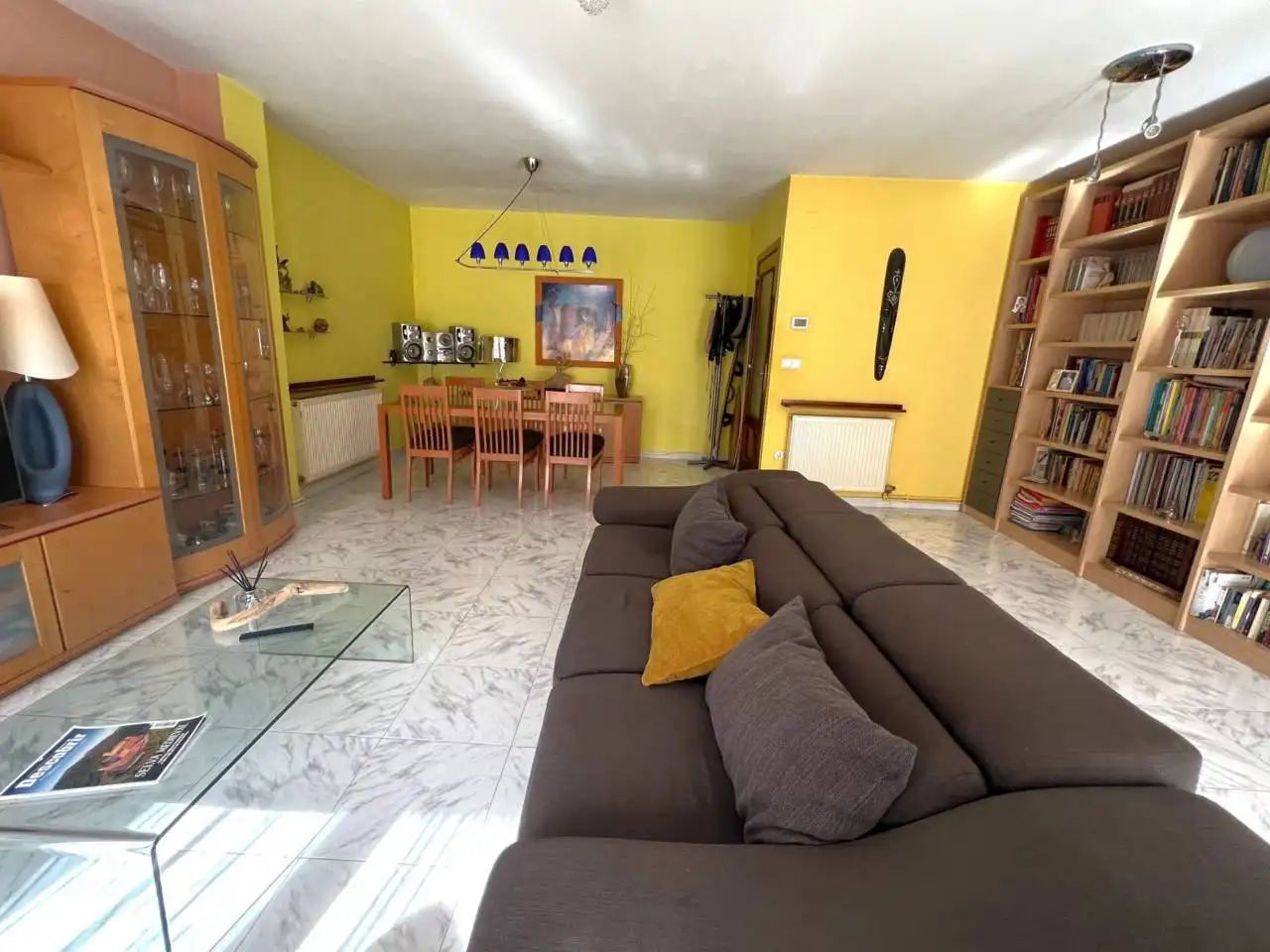 Sala de estar de Piso en venta en Arbúcies con Calefacción, Amueblado y Balcón