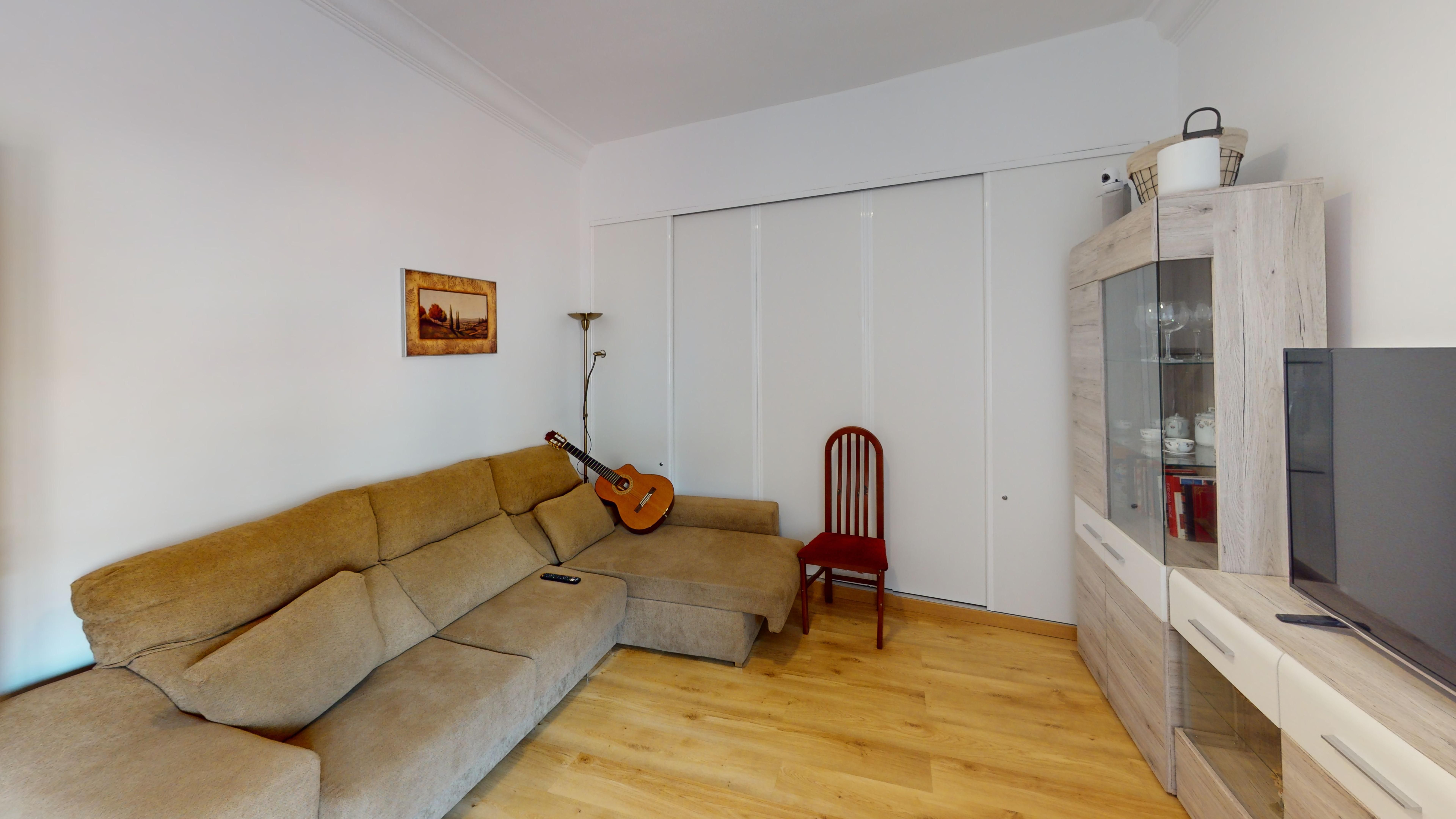 Sala d'estar de Pis en venda en  Valencia Capital amb Balcó