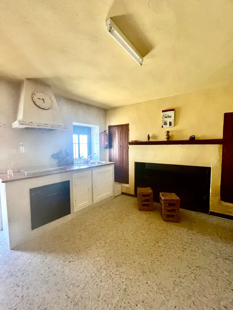 Cocina de Casa adosada en venta en Almonaster la Real con Amueblado, Lavadora y Microondas