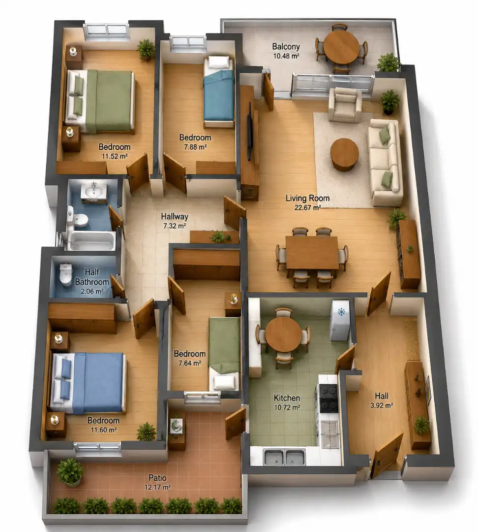 Piso con terraza en venta en Carrer de Josep Llanza, imagen 40