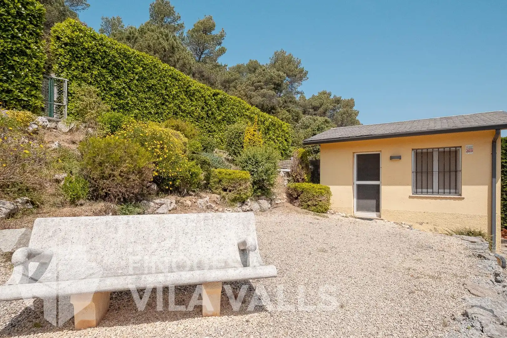 Jardí de Casa o xalet en venda en Sant Quirze Safaja amb Aire condicionat