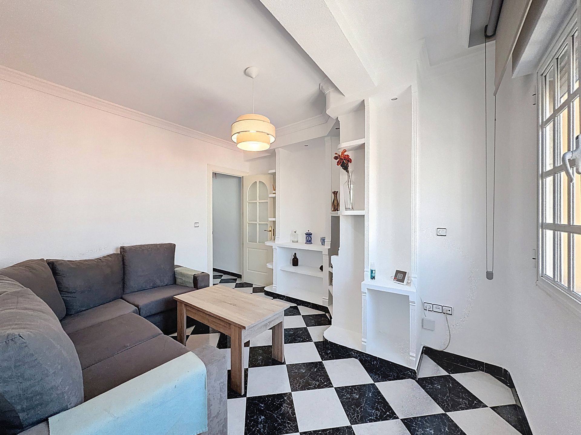 Living room of Flat to rent in Málaga Capital  with Furnished and Washing machine