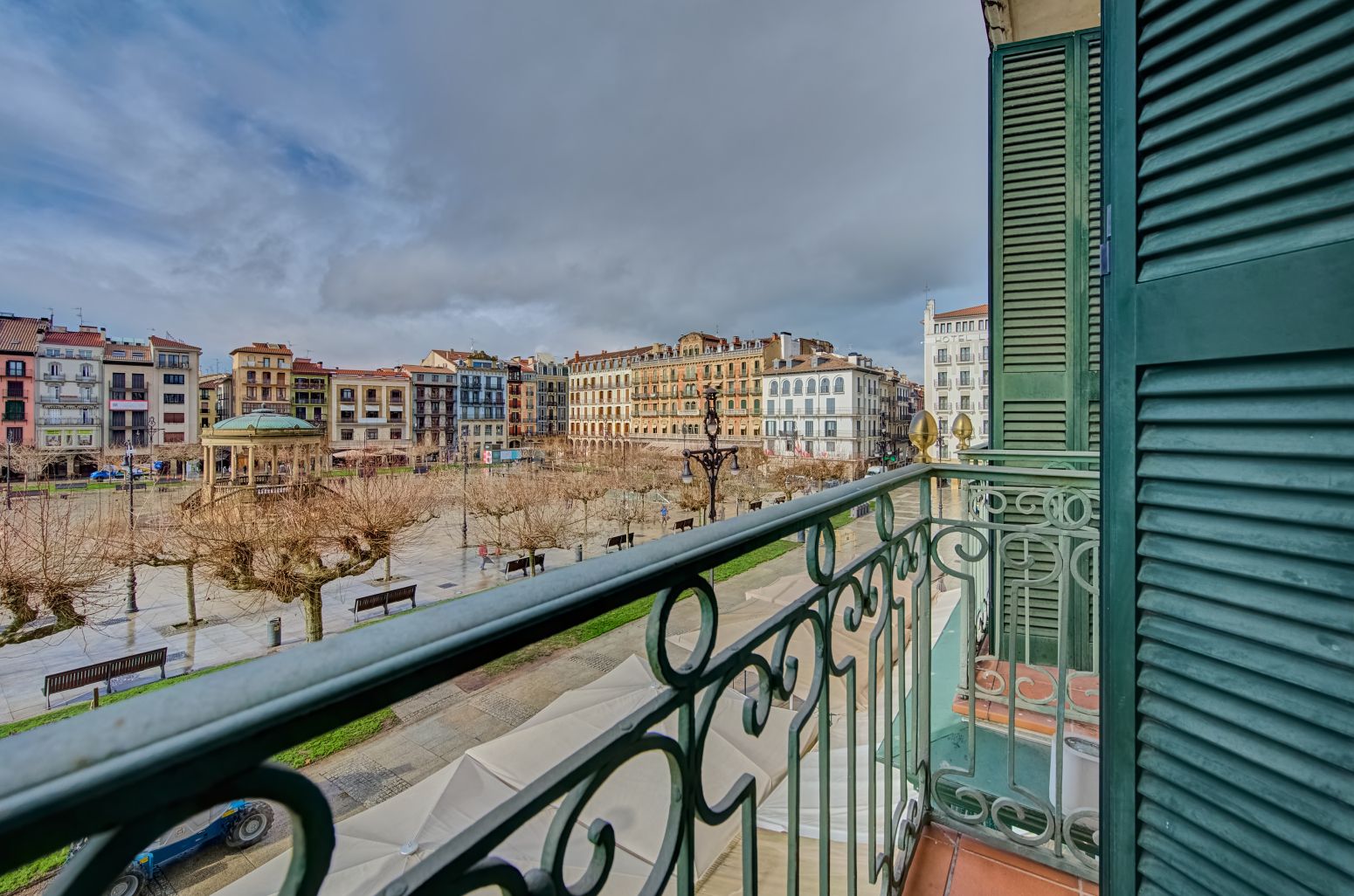 Bedroom of Flat for sale in  Pamplona / Iruña  with Heating, Parquet flooring and Balcony