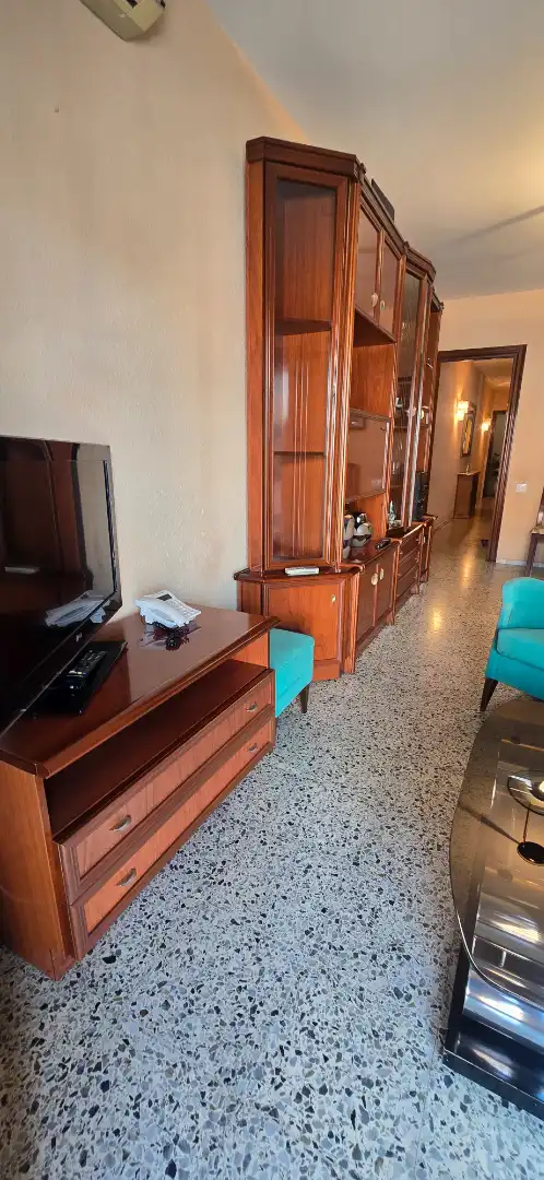 Sala de estar de Piso en venta en Santa Coloma de Gramenet con Aire acondicionado, Calefacción y Horno