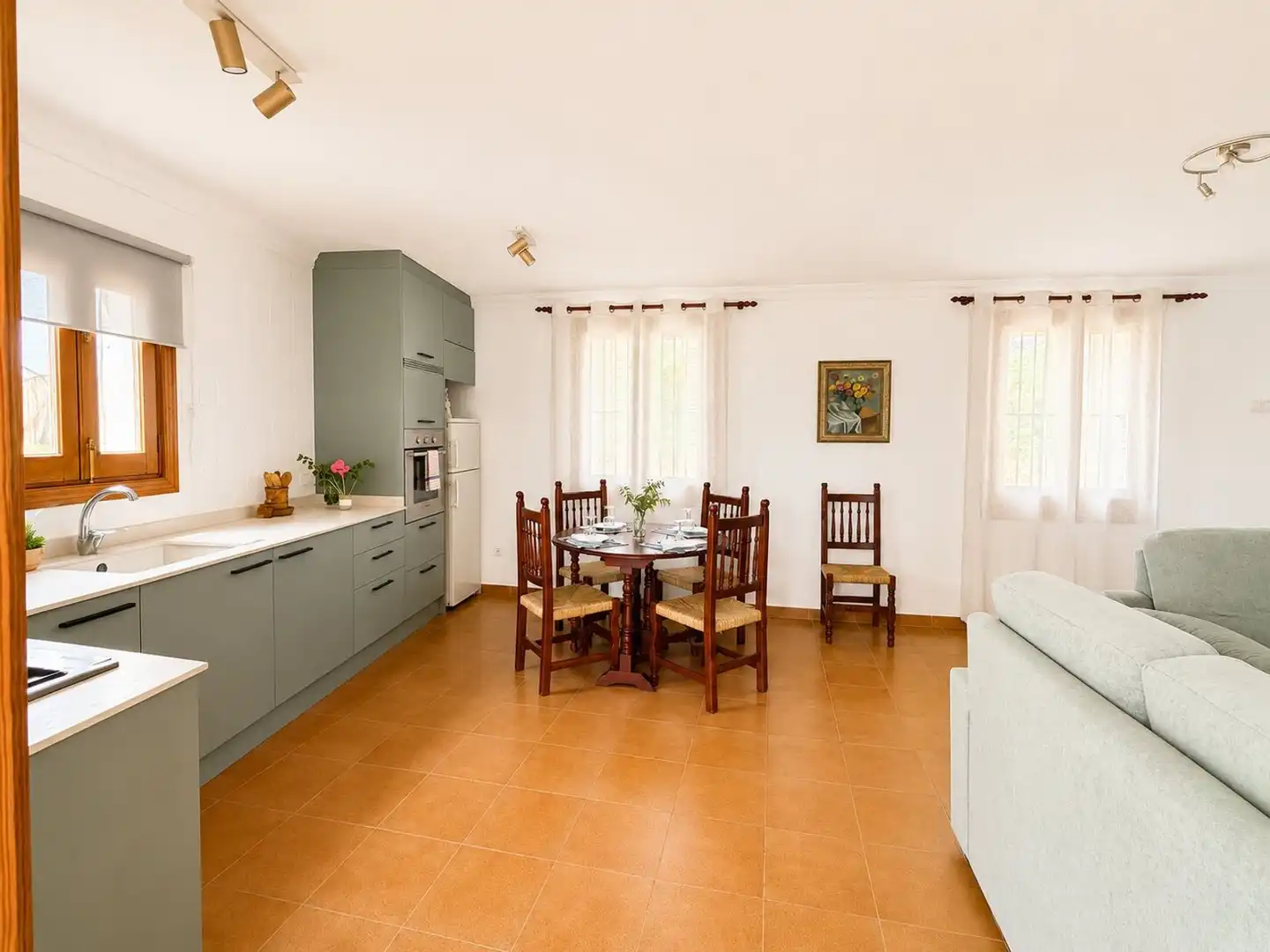 Cocina de Finca rústica en venta en Binissalem con Aire acondicionado, Calefacción y Jardín privado