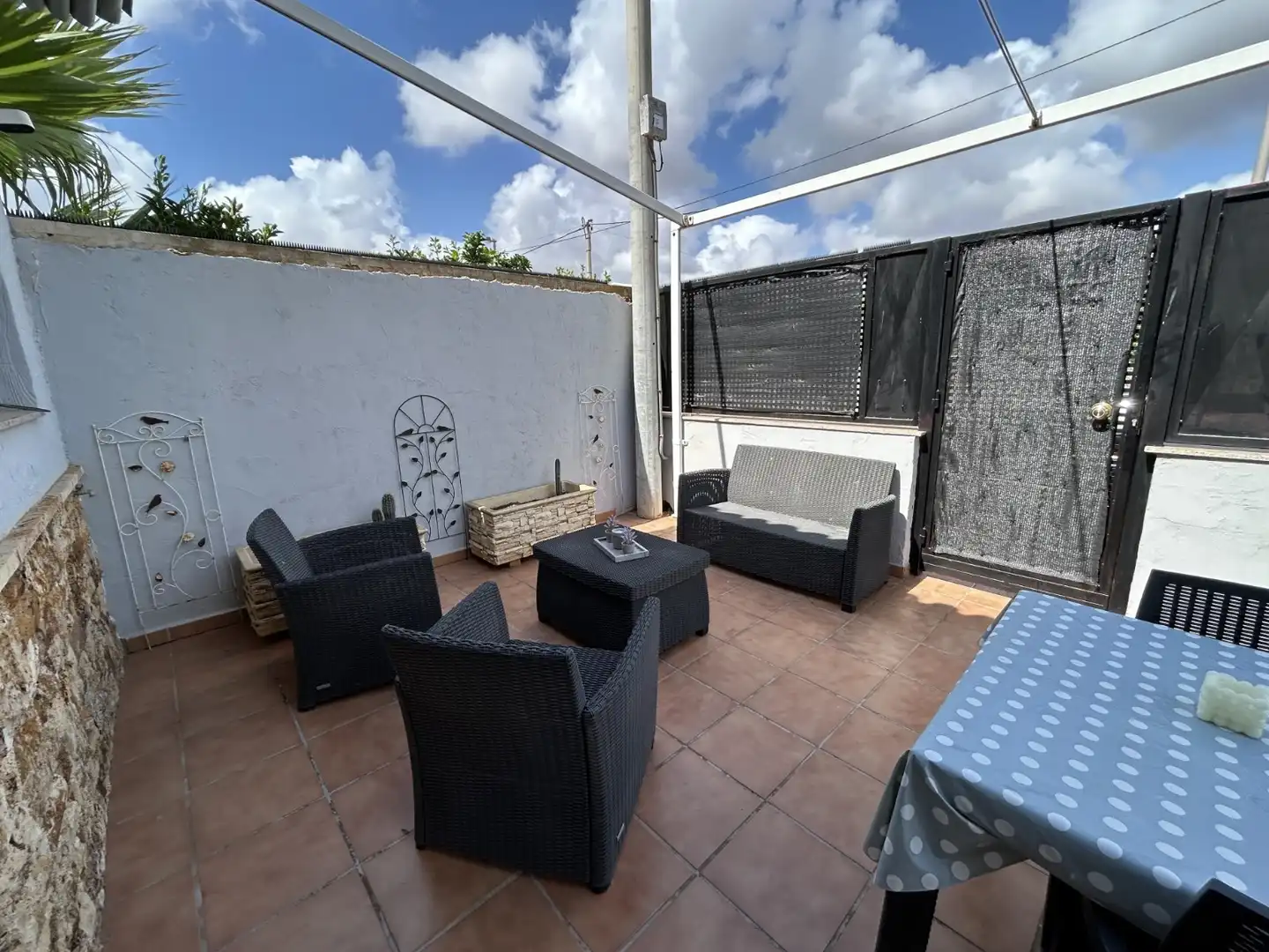 Terrassa de Casa o xalet en venda en Cartagena amb Aire condicionat, Jardí privat i Terrassa