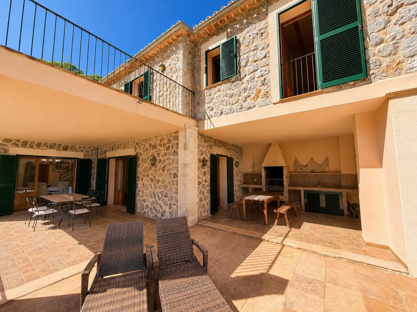 Terraza de Casa o chalet de alquiler en Deià con Aire acondicionado, Calefacción y Jardín privado