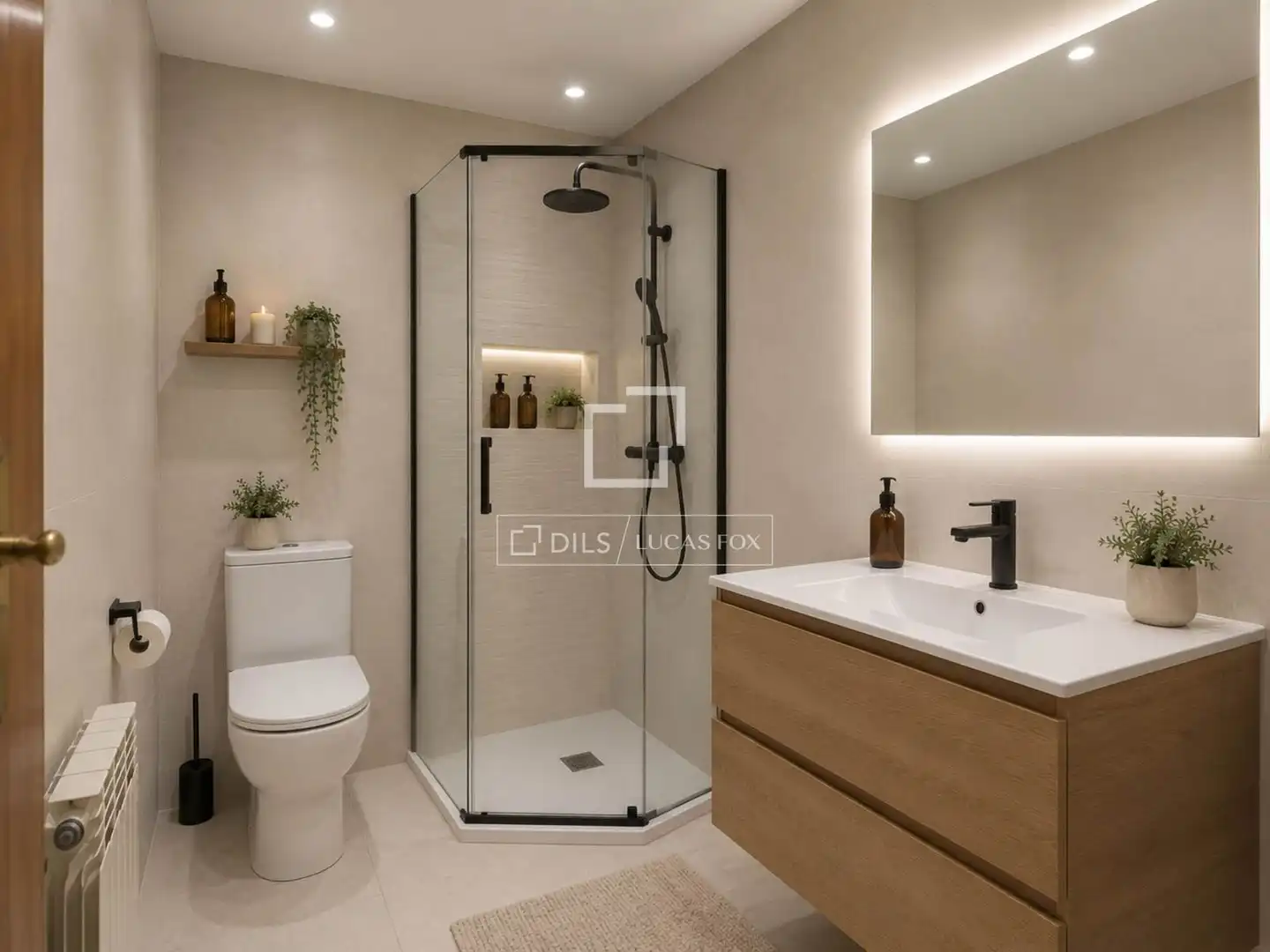 Badezimmer von Wohnung zum Verkauf in Sant Just Desvern mit Terrasse und Balkon