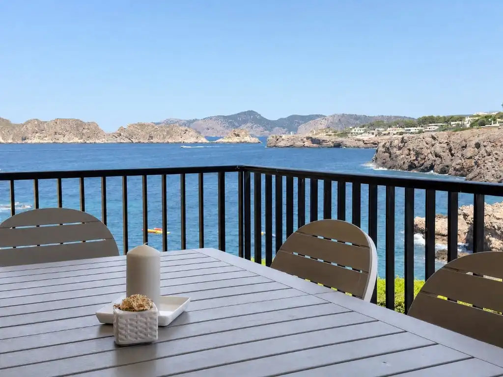 Terrasse von Wohnungen zur Miete in Calvià mit Klimaanlage, Terrasse und Schwimmbad