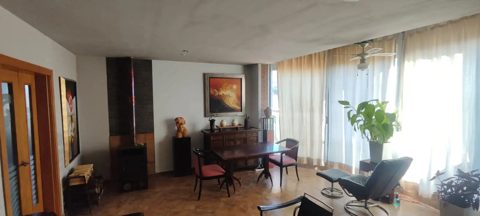Sala de estar de Casa adosada en venta en Les Borges Blanques con Aire acondicionado, Jardín privado y Terraza