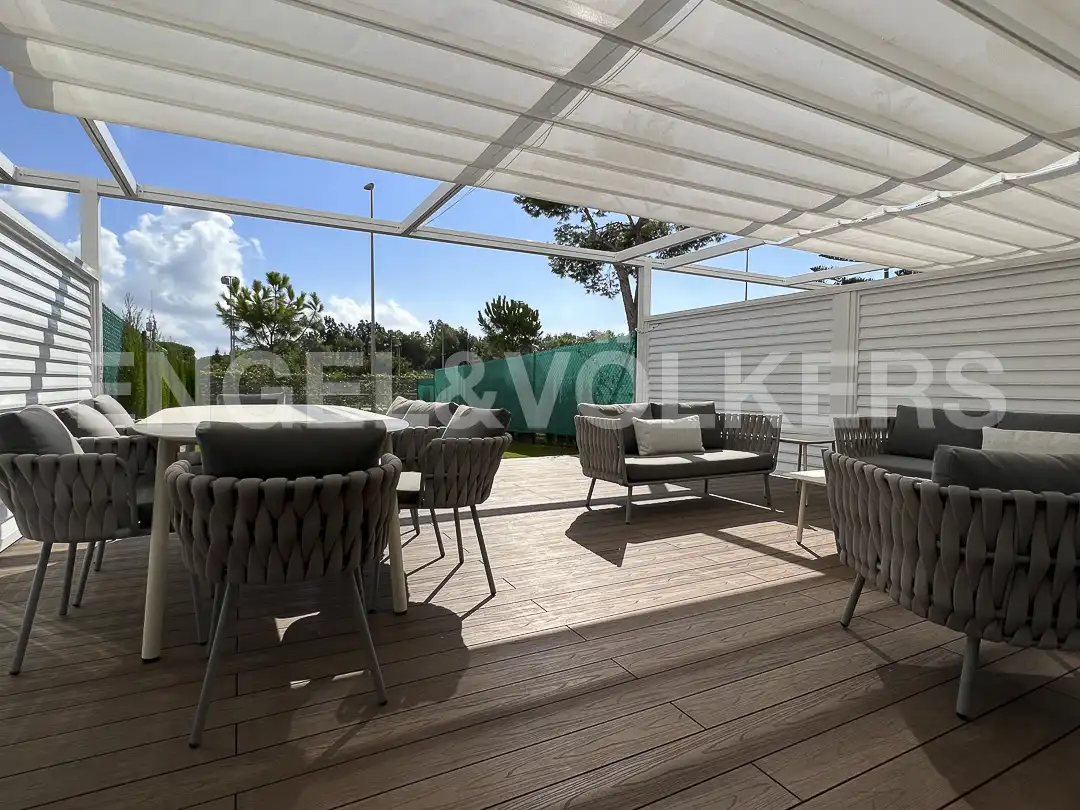 Terrasse von Haus oder Chalet zur Miete in Gavà mit Klimaanlage, Heizung und Privatgarten
