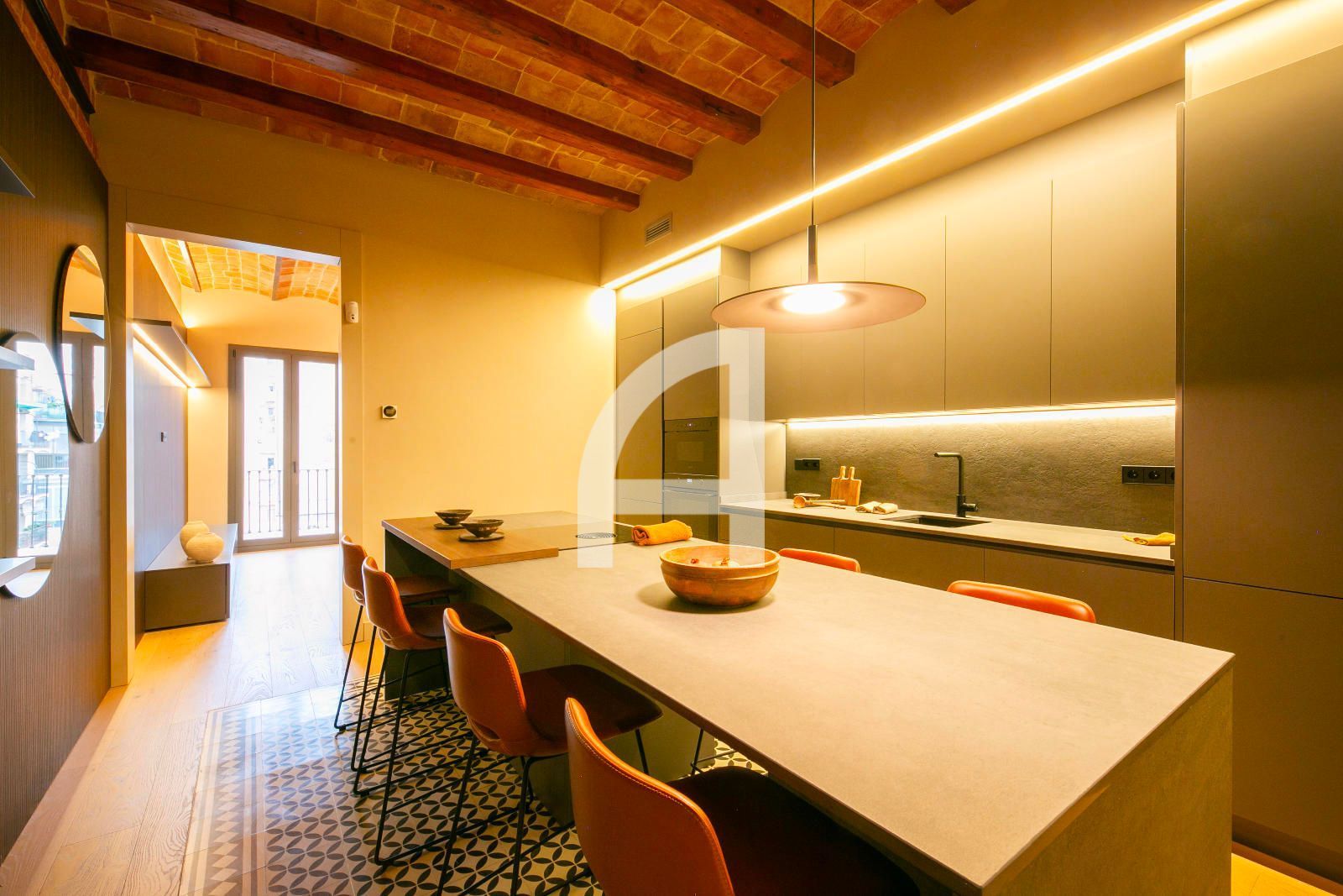 Cuina de Pis en venda en  Barcelona Capital amb Aire condicionat, Calefacció i Terrassa