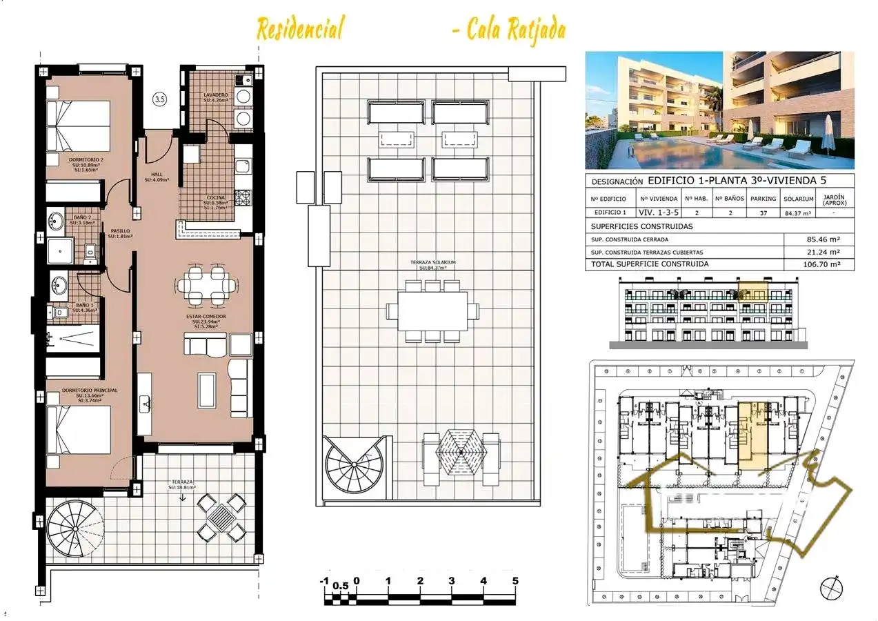 Flat for sale in Capdepera  with Air Conditioner, Private garden and Storage room