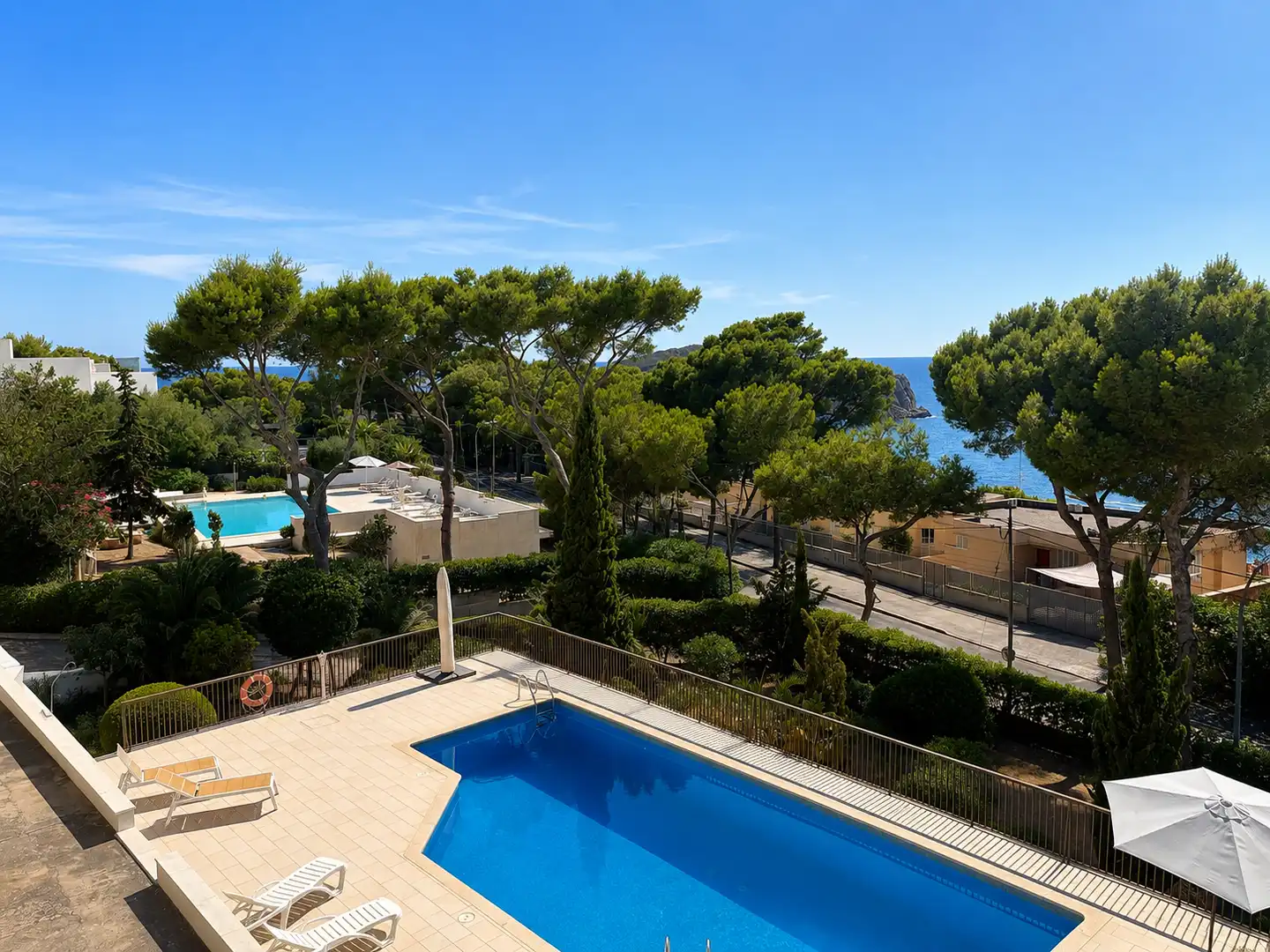 Swimming pool of Detached homes for rent in Calvià  with Air Conditioner, Terrace and Furnished