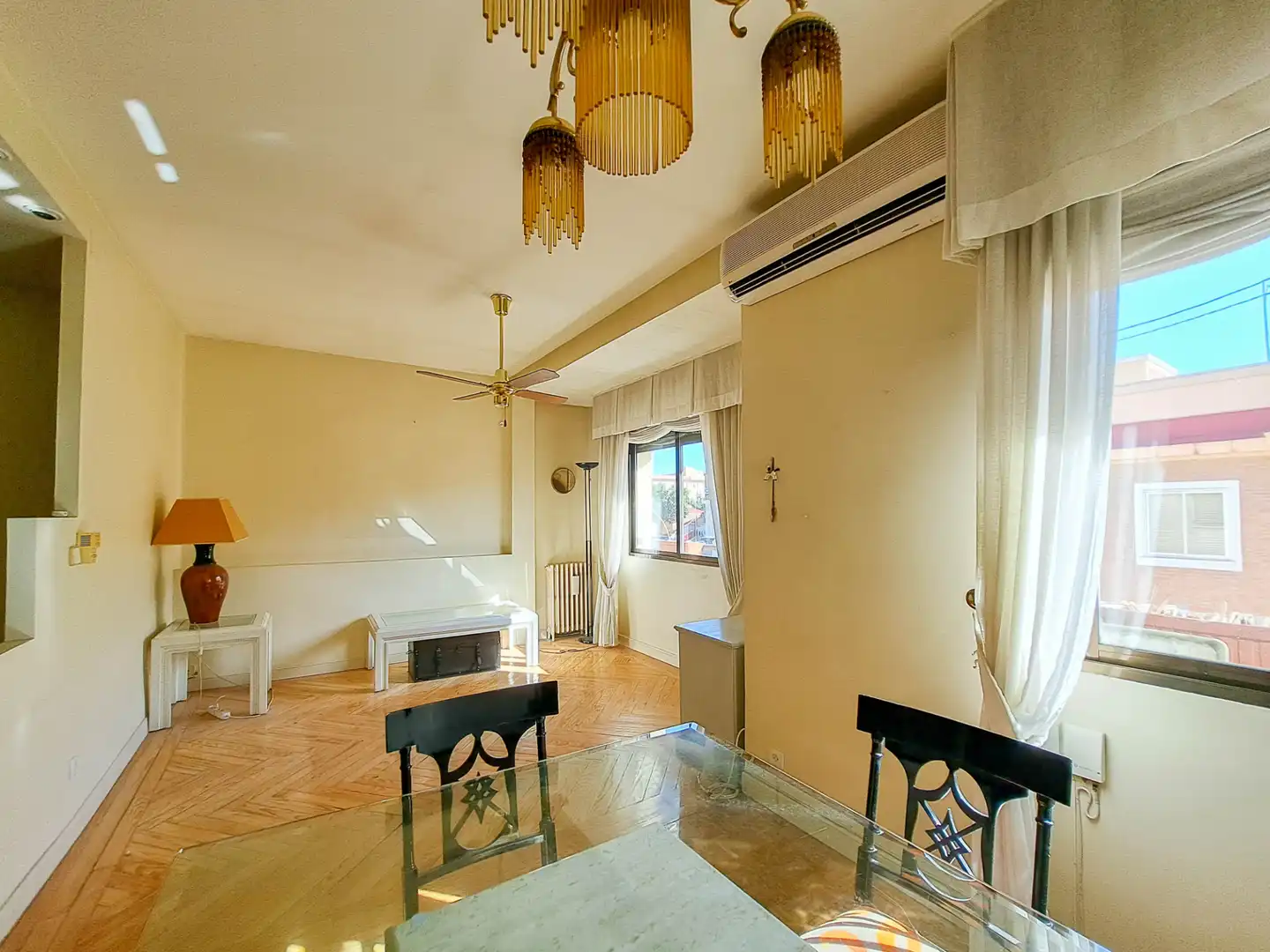 Sala de estar de Piso en venta en Madrid con Aire acondicionado, Calefacción y Parquet