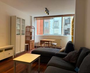 Living room of Flat to rent in Bilbao   with Heating, Parquet flooring and Terrace