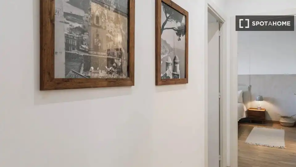 Apartament per a compartir en Barcelona amb Aire condicionat, Terrassa i Moblat