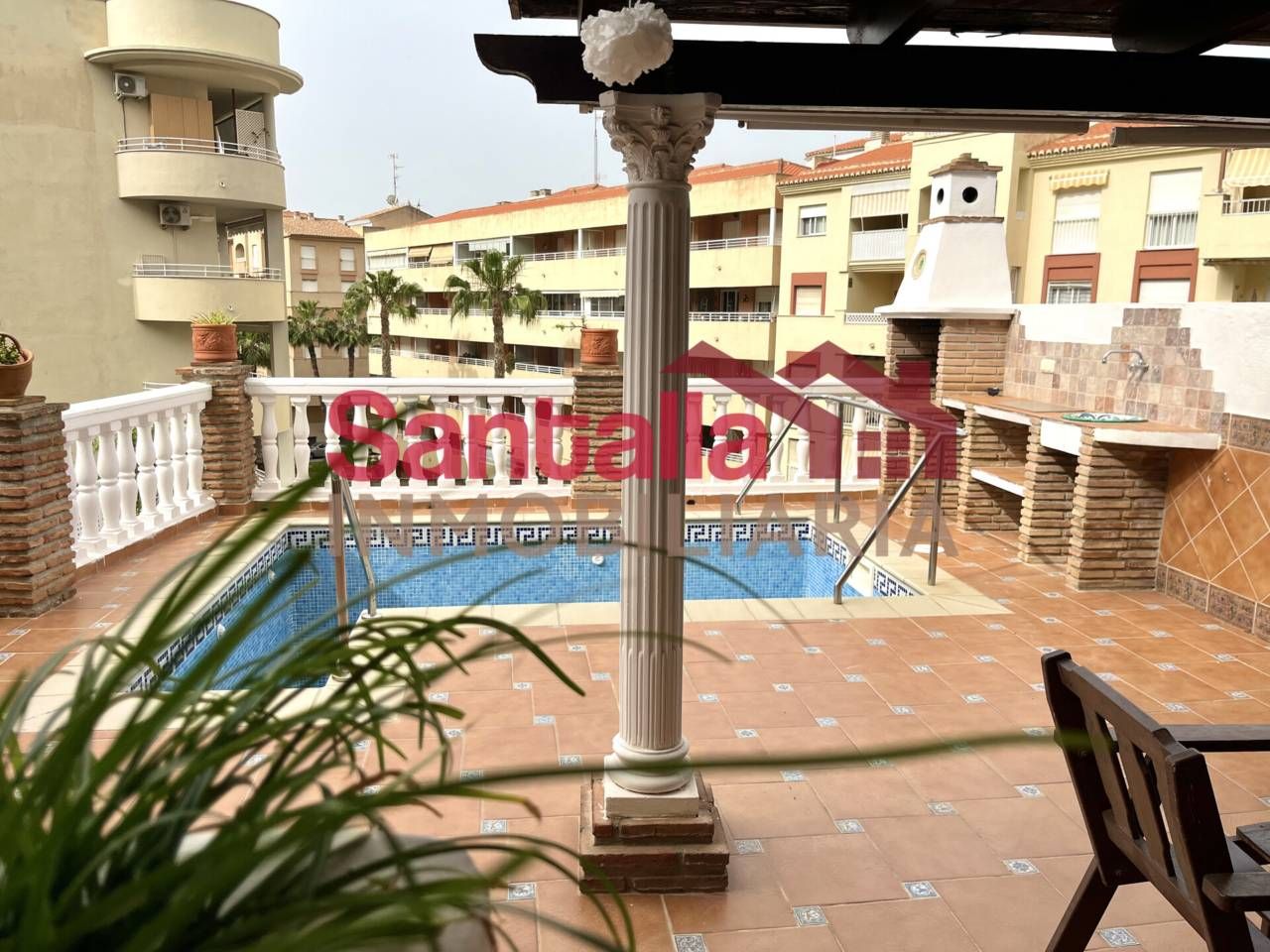 Piscina de Casa adosada en venta en Almuñécar con Jardín privado, Terraza y Piscina