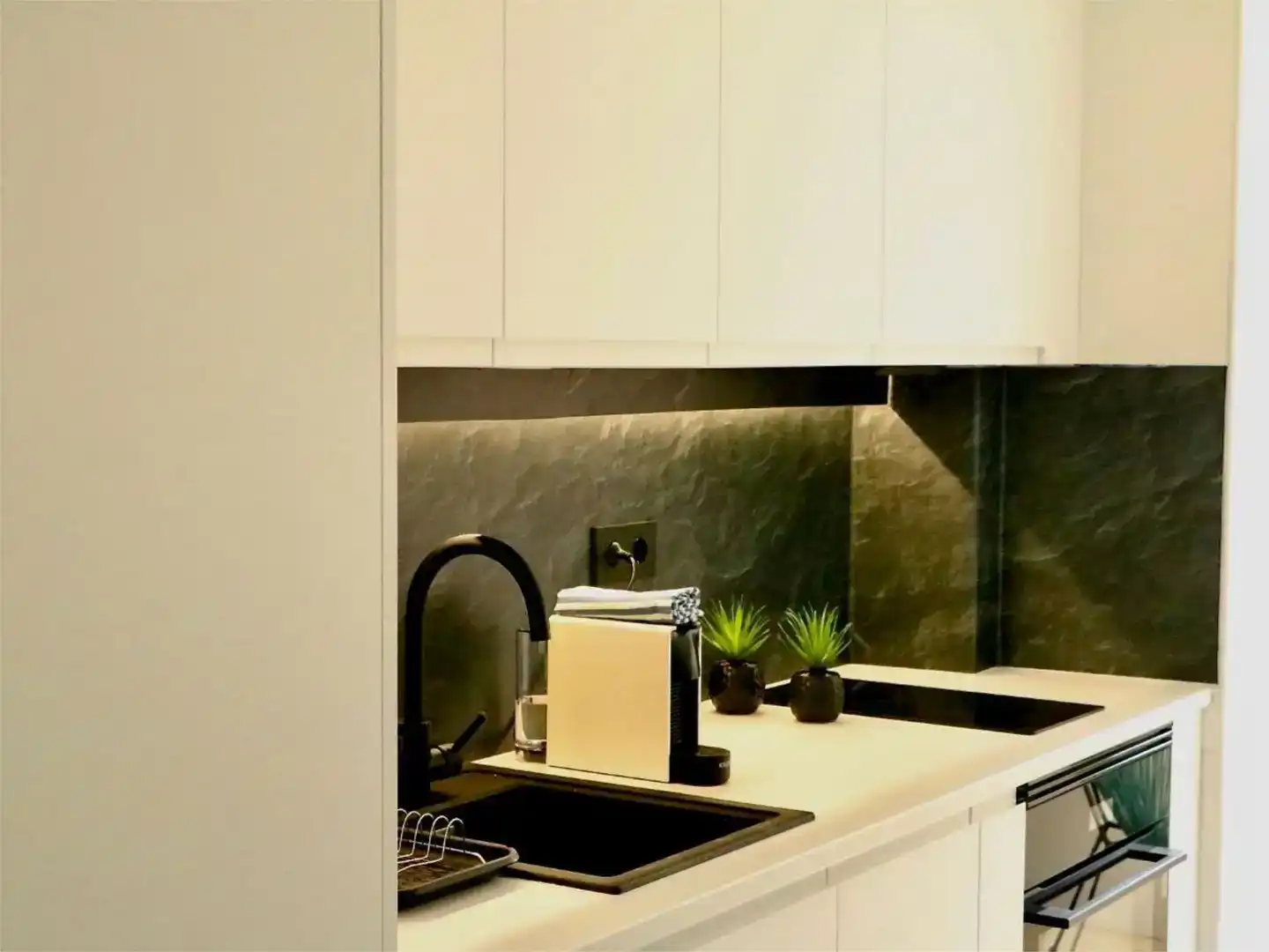 Cuina de Apartament de lloguer en Altea amb Aire condicionat i Balcó