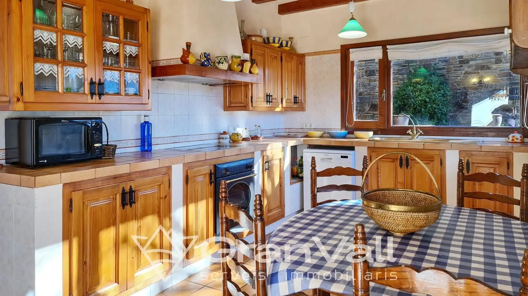 Cocina de Casa o chalet en venta en Prullans con Calefacción, Jardín privado y Parquet