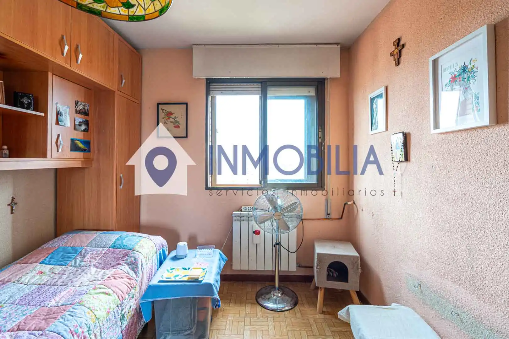 Schlafzimmer von Wohnung zum Verkauf in Madrid mit Klimaanlage, Heizung und Terrasse
