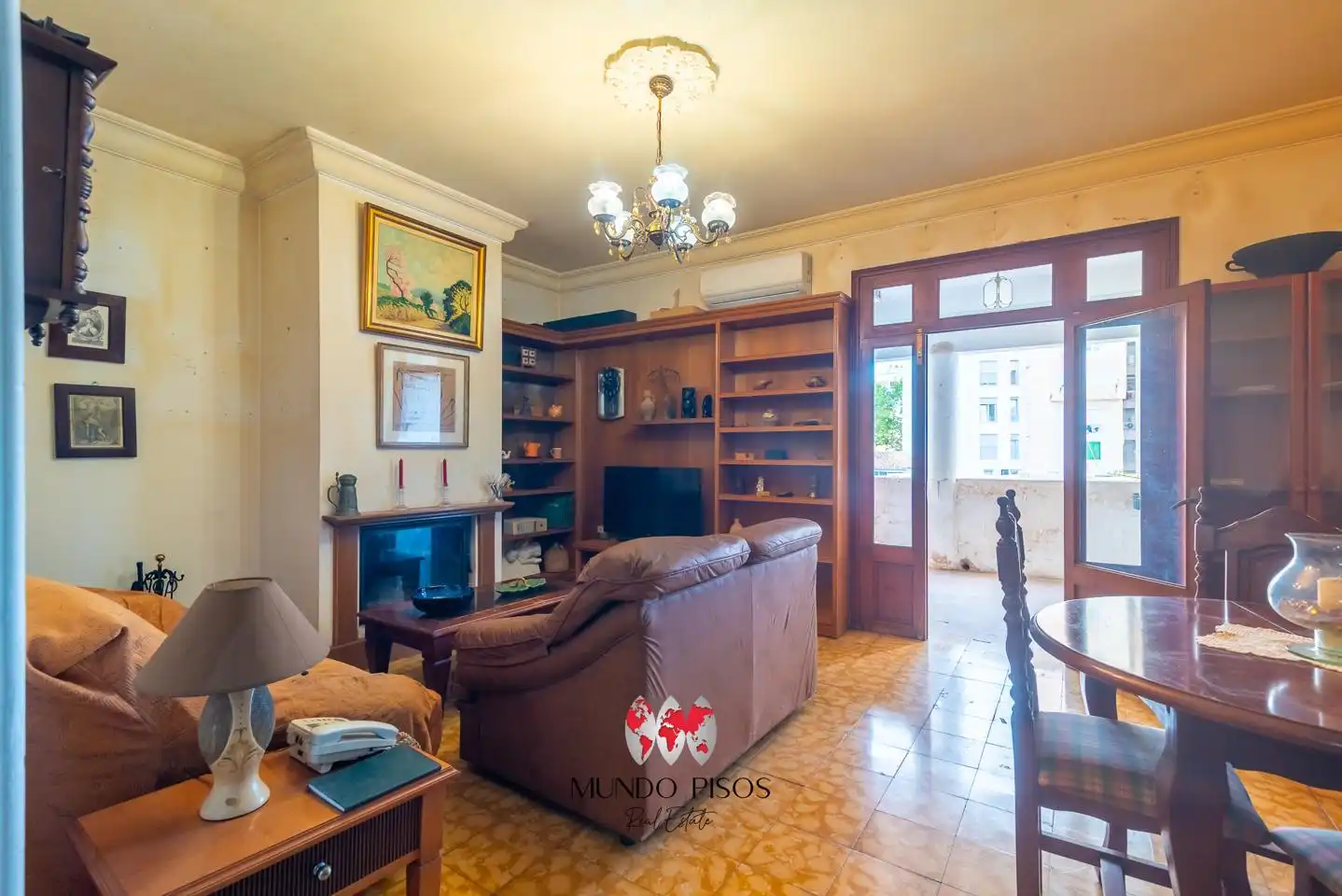 Sala de estar de Piso en venta en  Palma de Mallorca con Aire acondicionado y Terraza