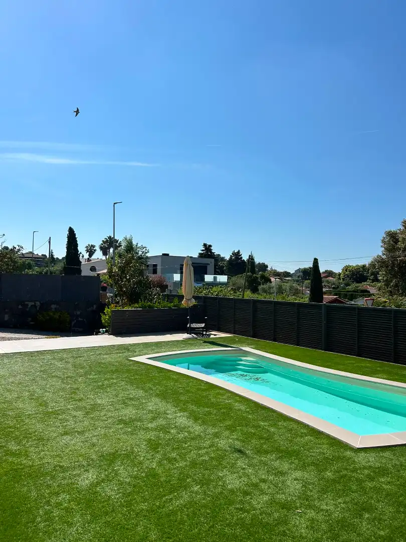 Swimming pool of Houses for sale in Viladecavalls  with Air Conditioner, Heating and Private garden