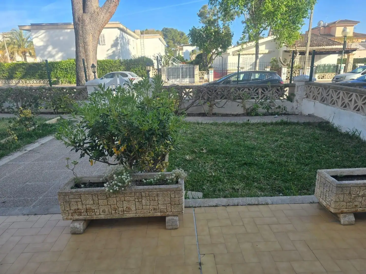 Jardín de Dúplex de alquiler con opción a compra en Alcúdia con Aire acondicionado, Calefacción y Jardín privado