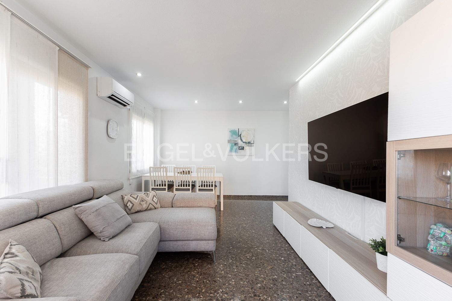Sala de estar de Apartamento en venta en  Valencia Capital con Aire acondicionado, Calefacción y Balcón
