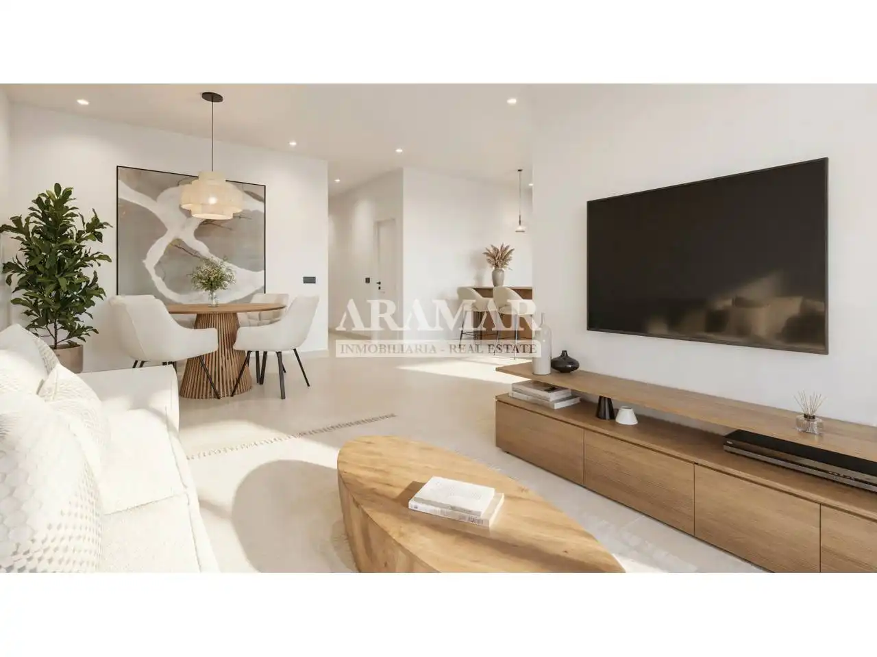 Sala d'estar de Casa o xalet en venda en Pego amb Aire condicionat, Jardí privat i Terrassa