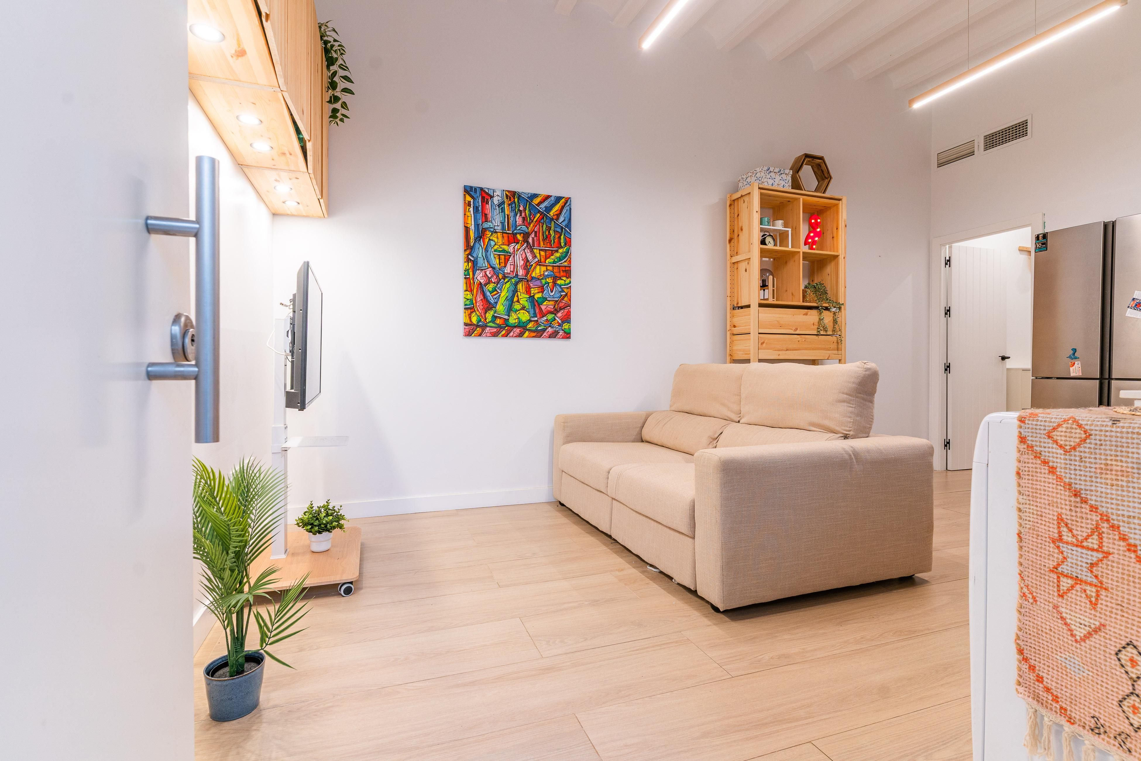 Sala d'estar de Apartament en venda en  Cádiz Capital amb Aire condicionat, Calefacció i Traster