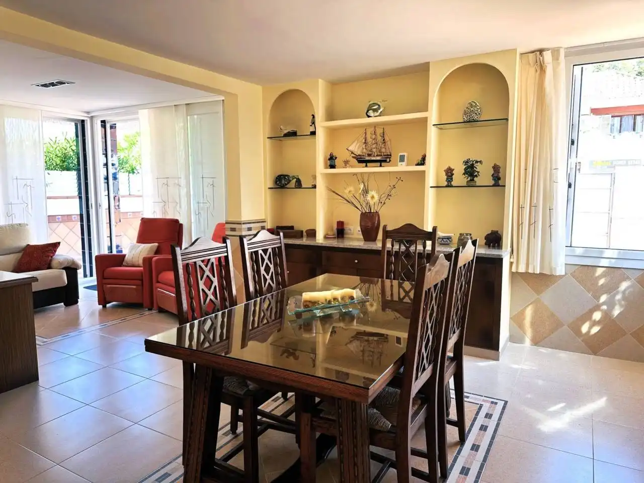 Dining room of Houses for sale in L'Estartit  with Air Conditioner, Private garden and Terrace