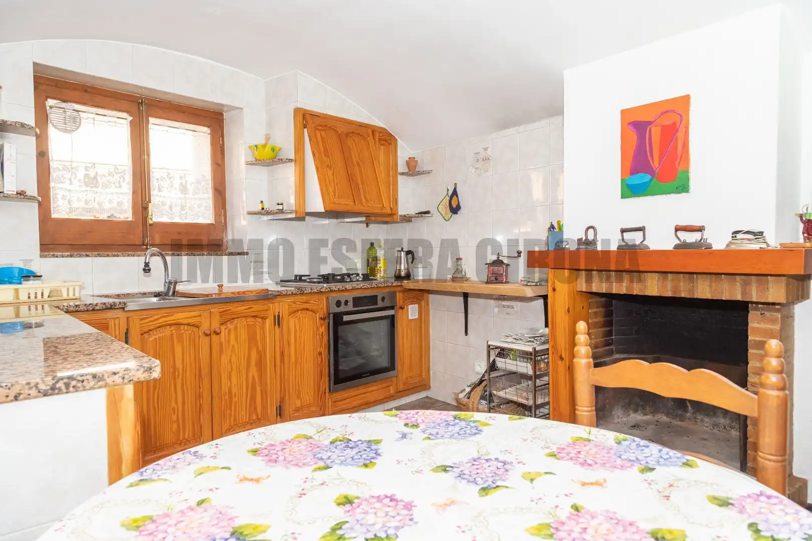 Cocina de Casa o chalet en venta en Celrà con Aire acondicionado, Calefacción y Jardín privado