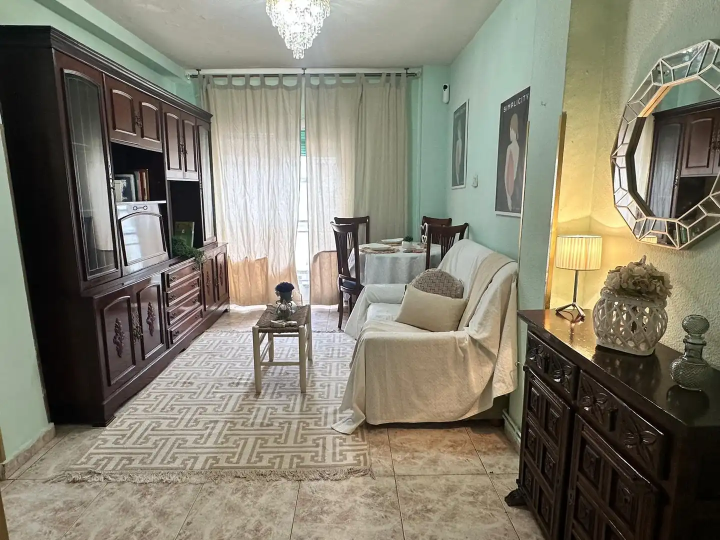 Sala de estar de Piso en venta en Leganés con Calefacción y Terraza