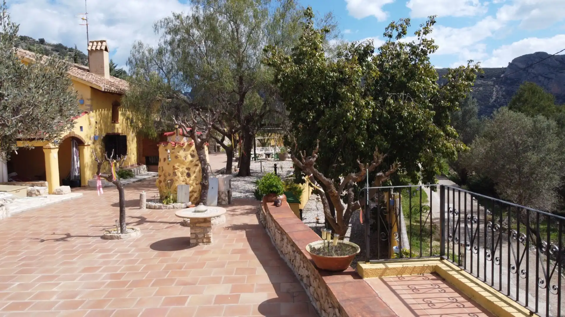 Terrassa de Casa o xalet en venda en Tàrbena amb Aire condicionat, Jardí privat i Terrassa