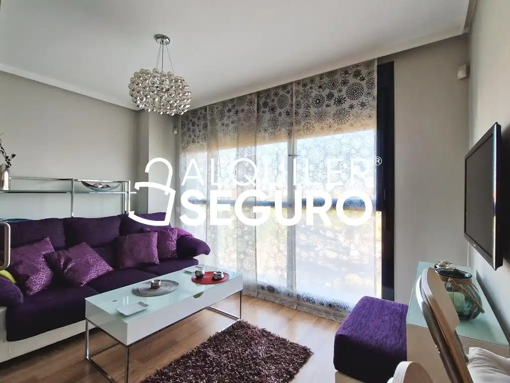 Wohnzimmer von Wohnung zur Miete in Madrid mit Klimaanlage, Heizung und Abstellraum