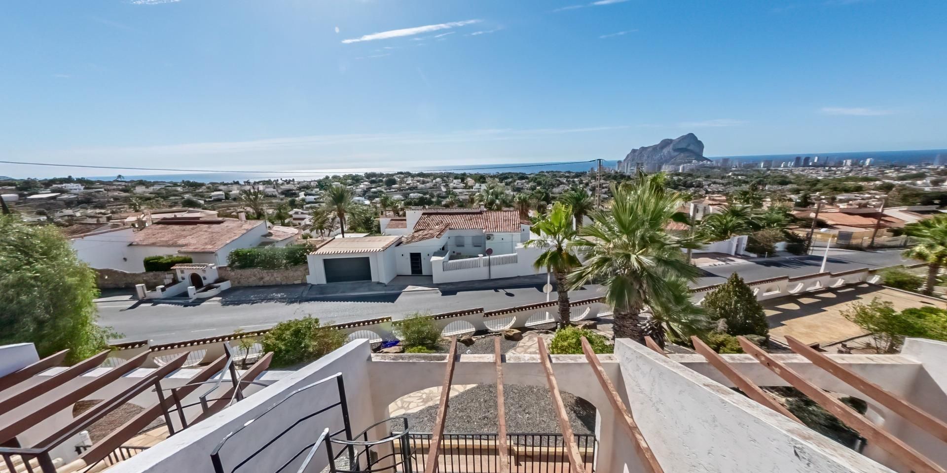 Exterior view of Apartment for sale in Calpe / Calp  with Air Conditioner, Private garden and Terrace