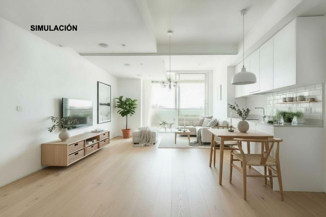 Living room of Flat for sale in Moncada  with Heating and Terrace