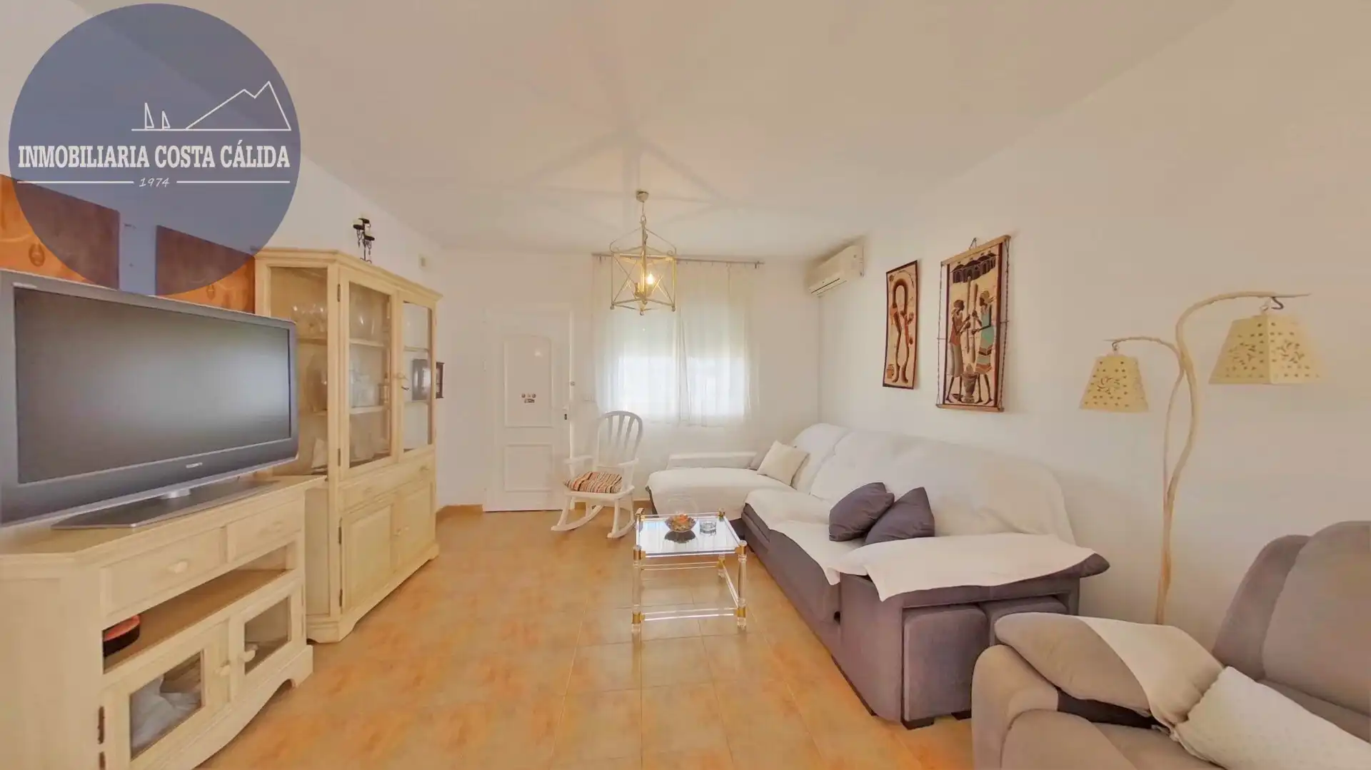 Wohnzimmer von Maisonette zum Verkauf in Águilas mit Terrasse, Möbliert und Ofen