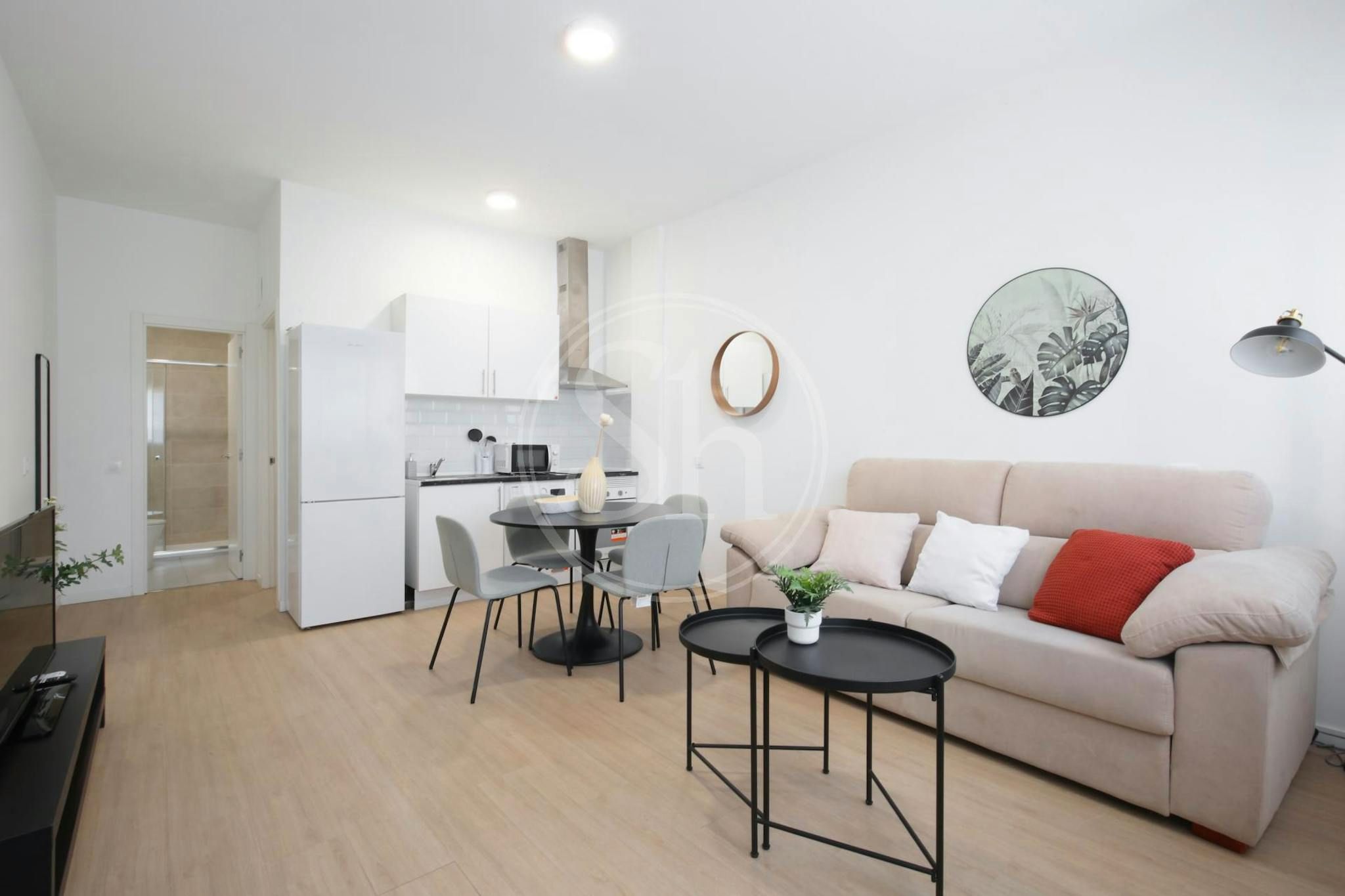 Bedroom of Flat to rent in  Madrid Capital  with Air Conditioner, Heating and Furnished