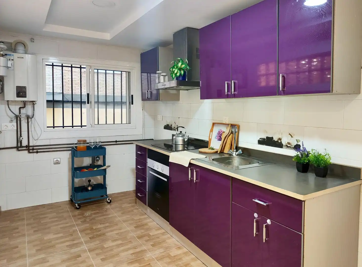 Kitchen of Flat for sale in Almería  with Terrace