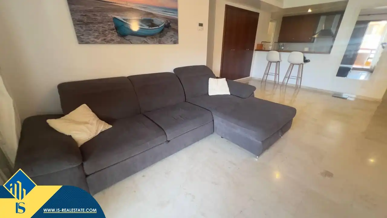 Sala d'estar de Pis de lloguer en Torrevieja amb Terrassa, Moblat i Forn