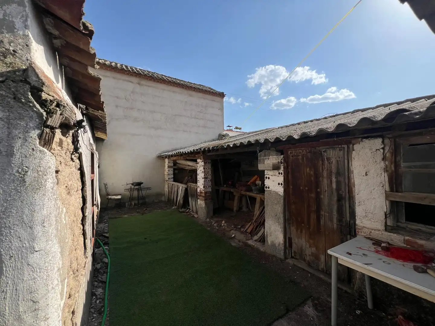 Vista exterior de Finca rústica en venta en Orbita con Parquet, Trastero y Amueblado