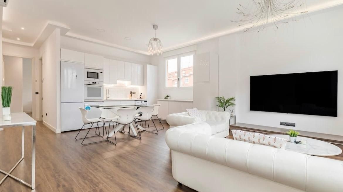 Living room of Flat to rent in  Madrid Capital