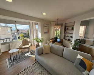 Living room of Flat to rent in  Palma de Mallorca  with Air Conditioner, Heating and Parquet flooring