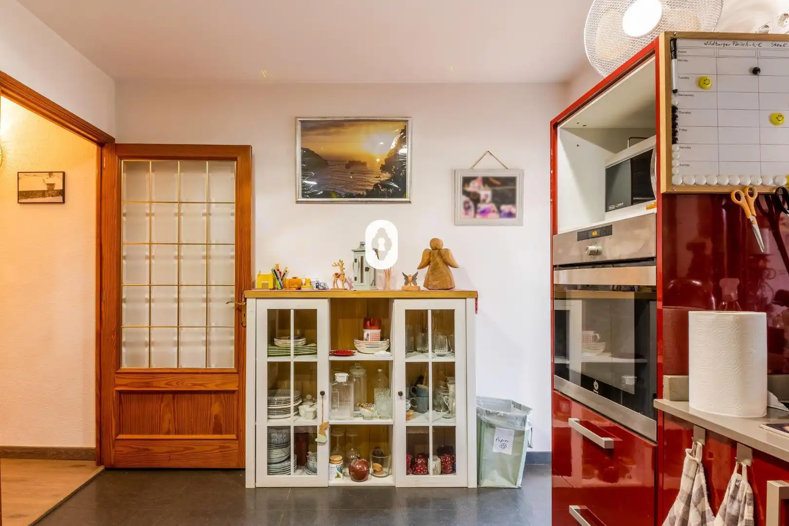 Küche von Country house zum Verkauf in Inca mit Klimaanlage, Heizung und Privatgarten