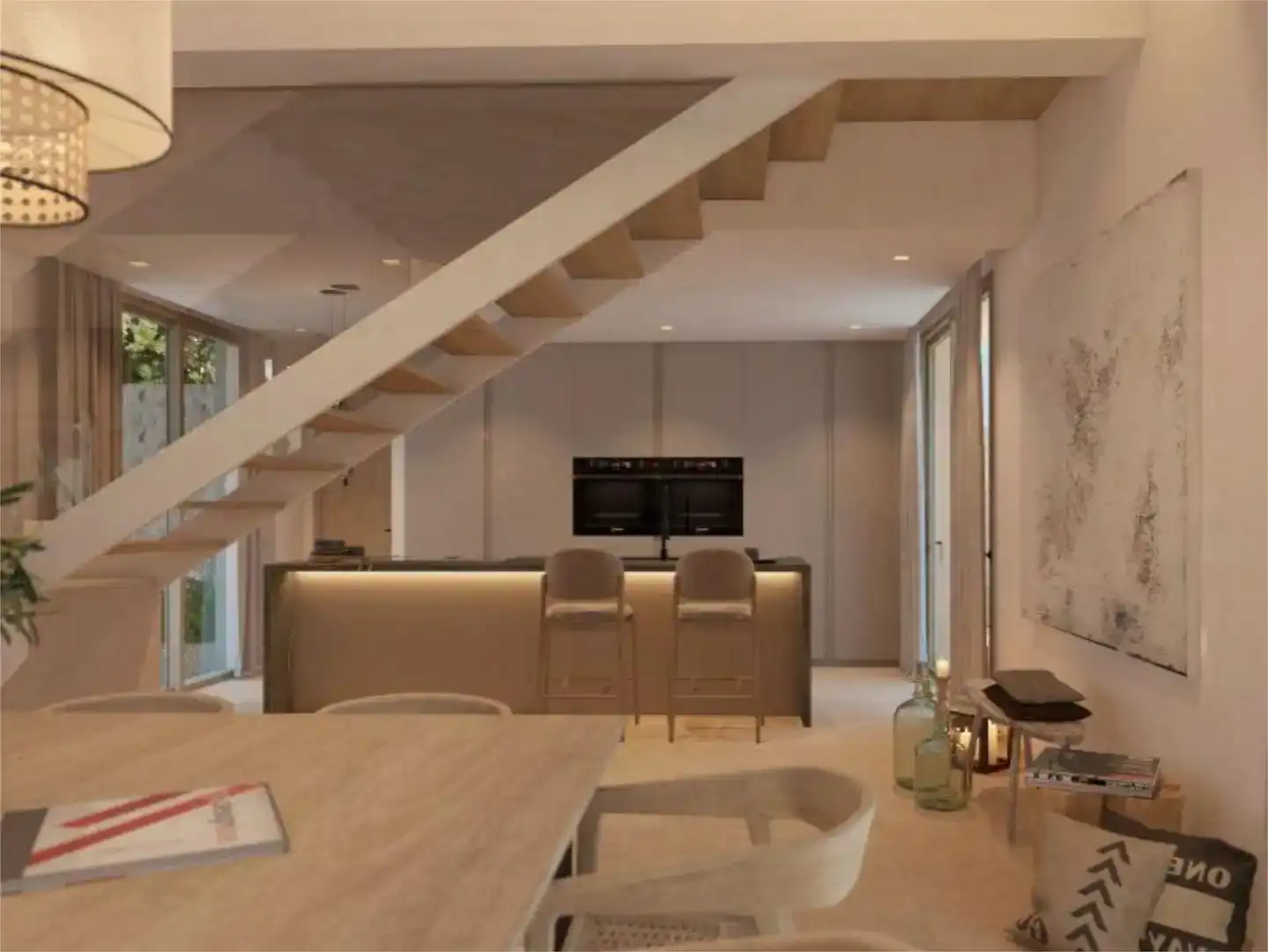 Küche von Country house zum Verkauf in Felanitx mit Klimaanlage, Schwimmbad und Balkon