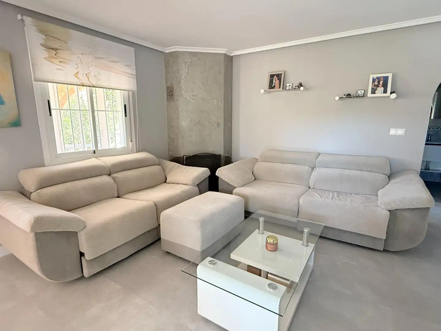 Sala d'estar de Casa o xalet en venda en Monforte del Cid amb Aire condicionat, Calefacció i Jardí privat